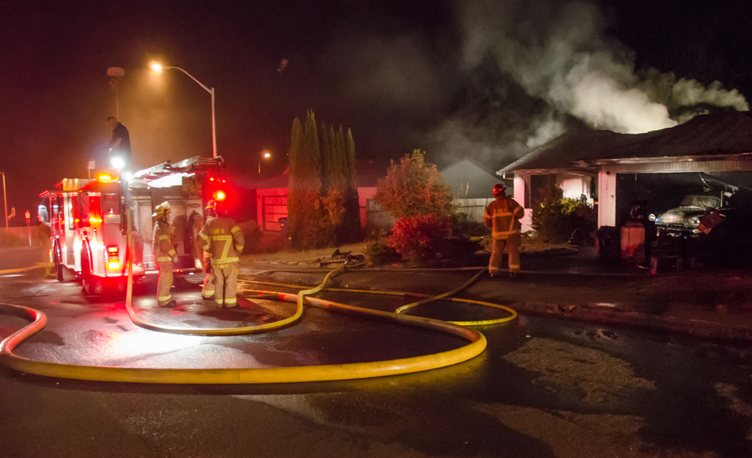 A fire caused significant damage to a Hazel Dell house early Friday.