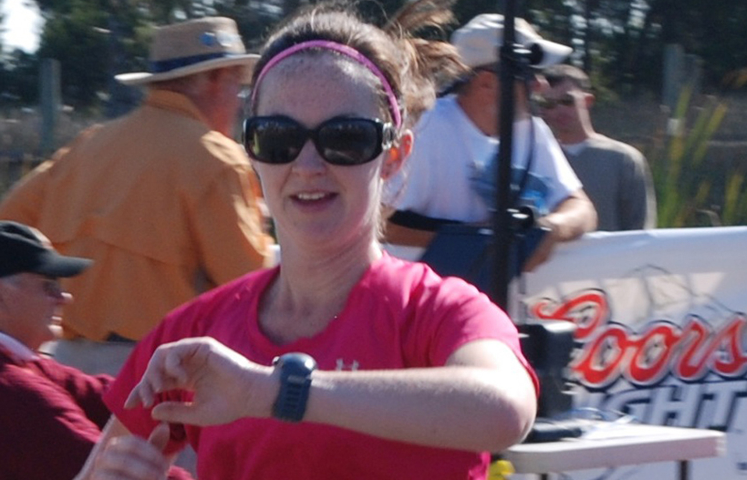 Beth Graham, 30, of Fairfax, Va., is preparing to run in the Marine Corps Marathon, her sixth marathon.
