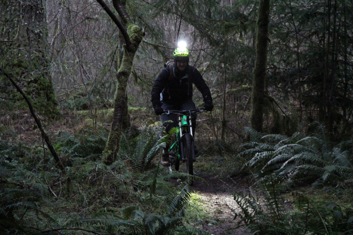 Riding at night adds a whole new elemental to mountain bike use.
