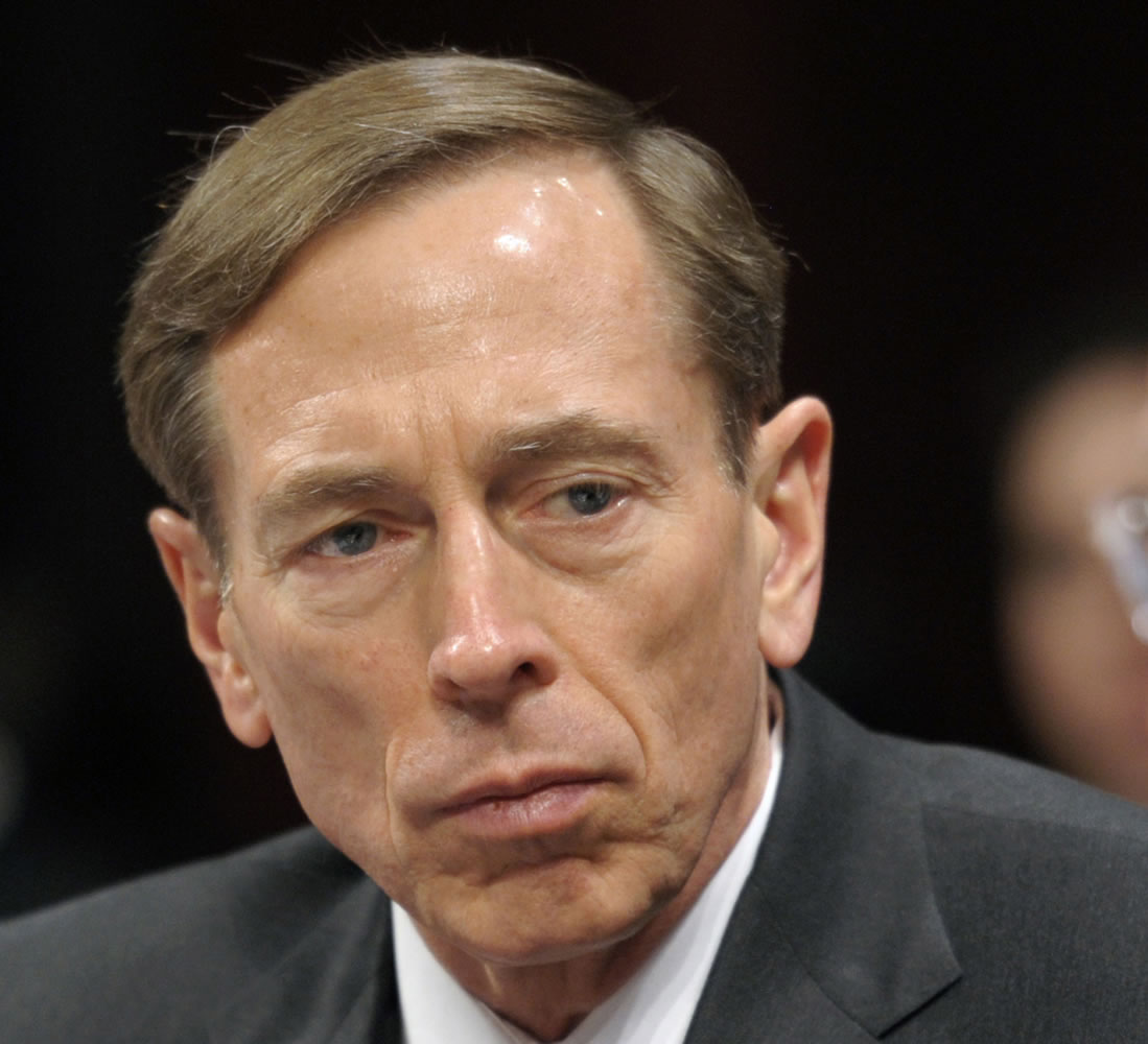 CIA Director David Petraeus testifying on Feb. 2, 2012 on Capitol Hill in Washington.