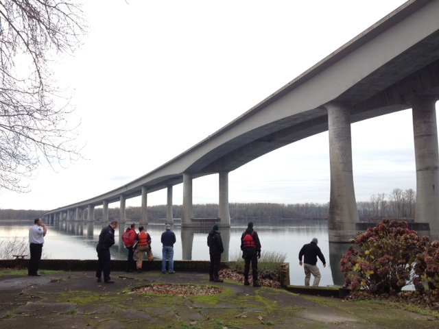 Police and firefighters responded to reports of a body found in the Columbia River Friday morning.