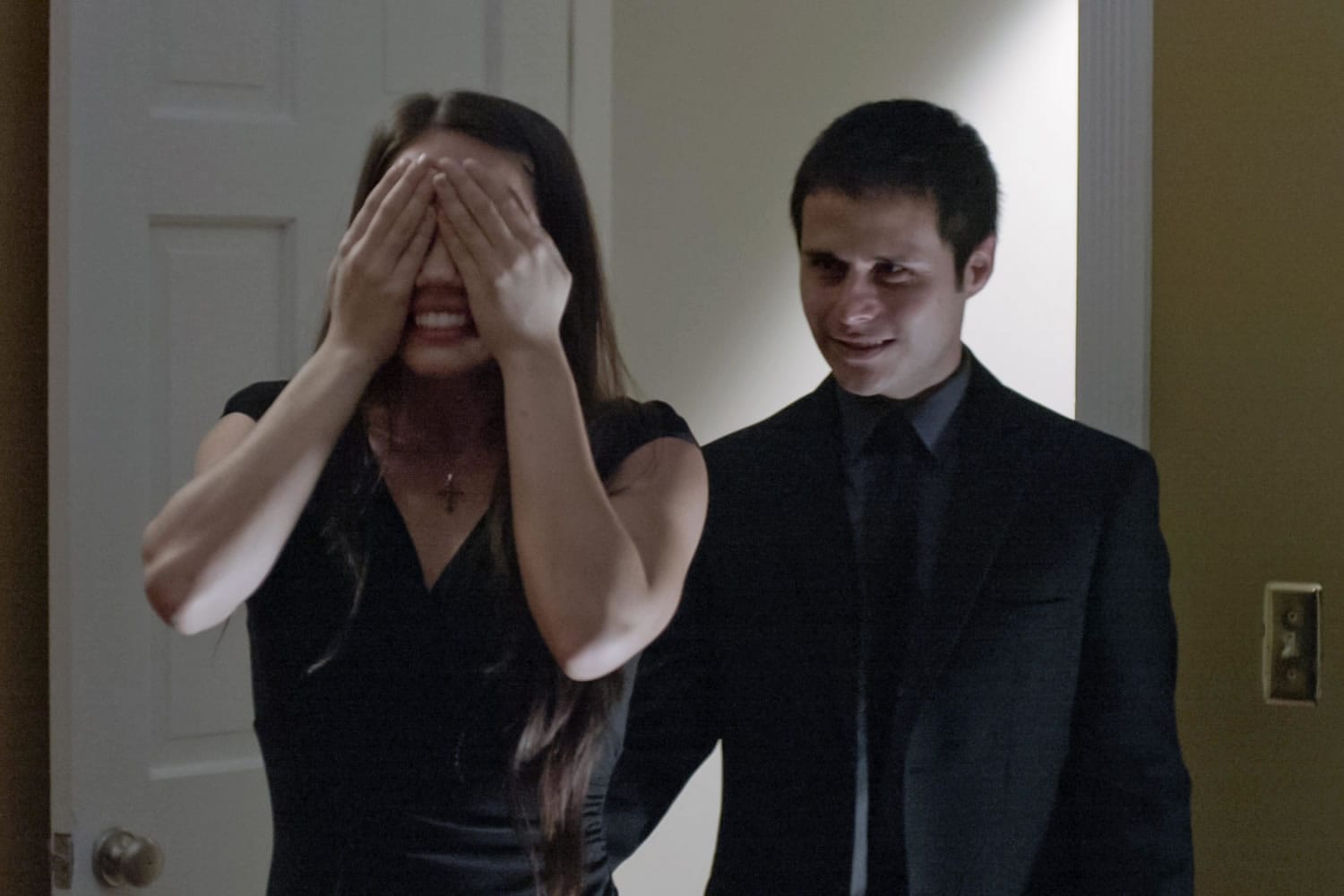Matt takes Linda to her surprise while she covers her eyes in &quot;Your Worst Nightmare&quot; on Investigation Discovery.