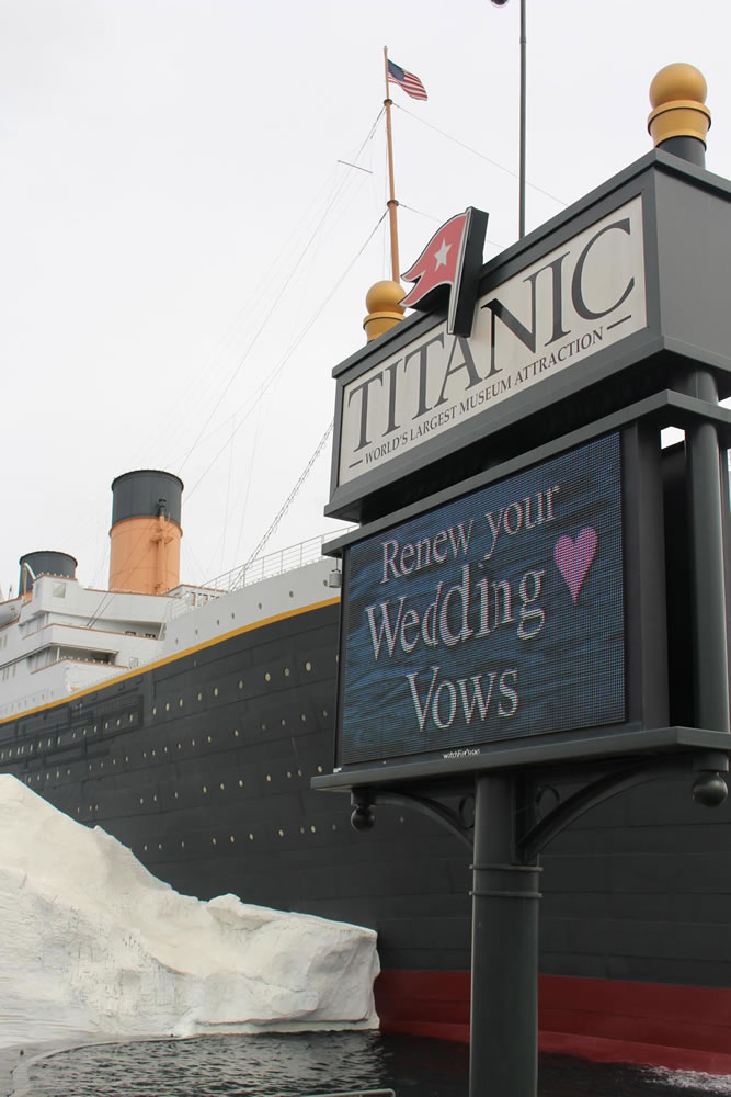It may seem tacky, even for Branson -- and a curious place to renew wedding vows -- but the Titanic Museum houses a serious collection of artifacts and provides an engaging multimedia experience.