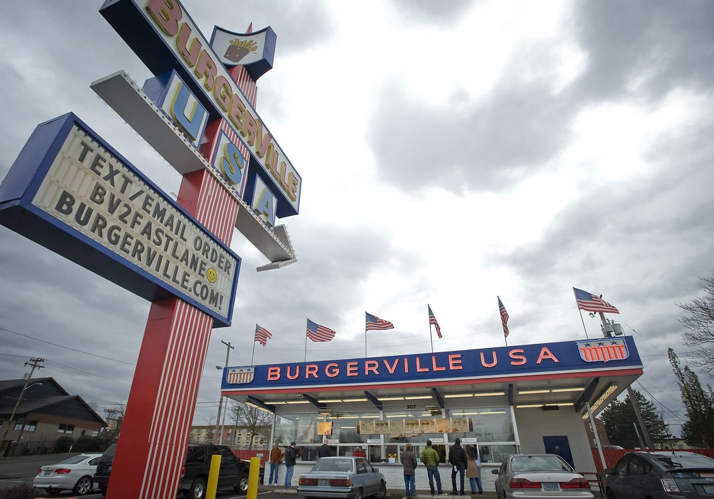 Burgerville served walk-up patrons for nearly 50 years from its former downtown restaurant on the southwest corner of East Mill Plain Boulevard and D Street.
