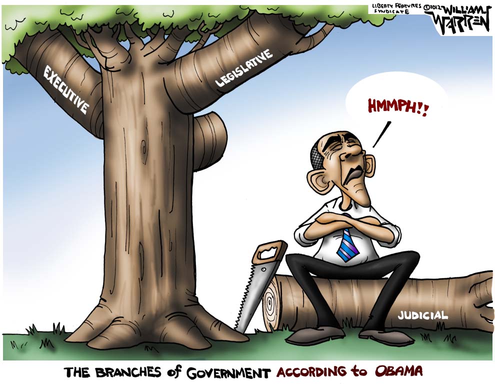 Editorial Cartoon: Obama and the judiciary - The Columbian