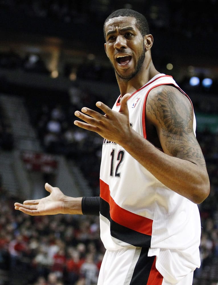 Portland Trail Blazers' LaMarcus Aldridge started the abbreviated season strong, was named to the All-Star Game, but couldn't finish the season due to injury.