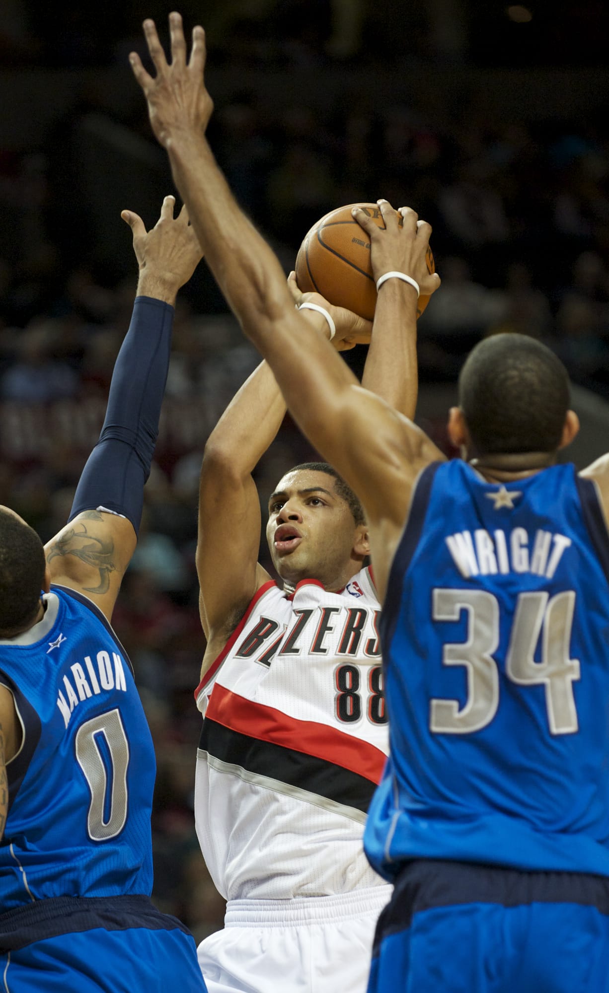 Portland's Nicolas Batum (88) is now a restricted free agent, which gives the Blazers a chance to match other team's offers.