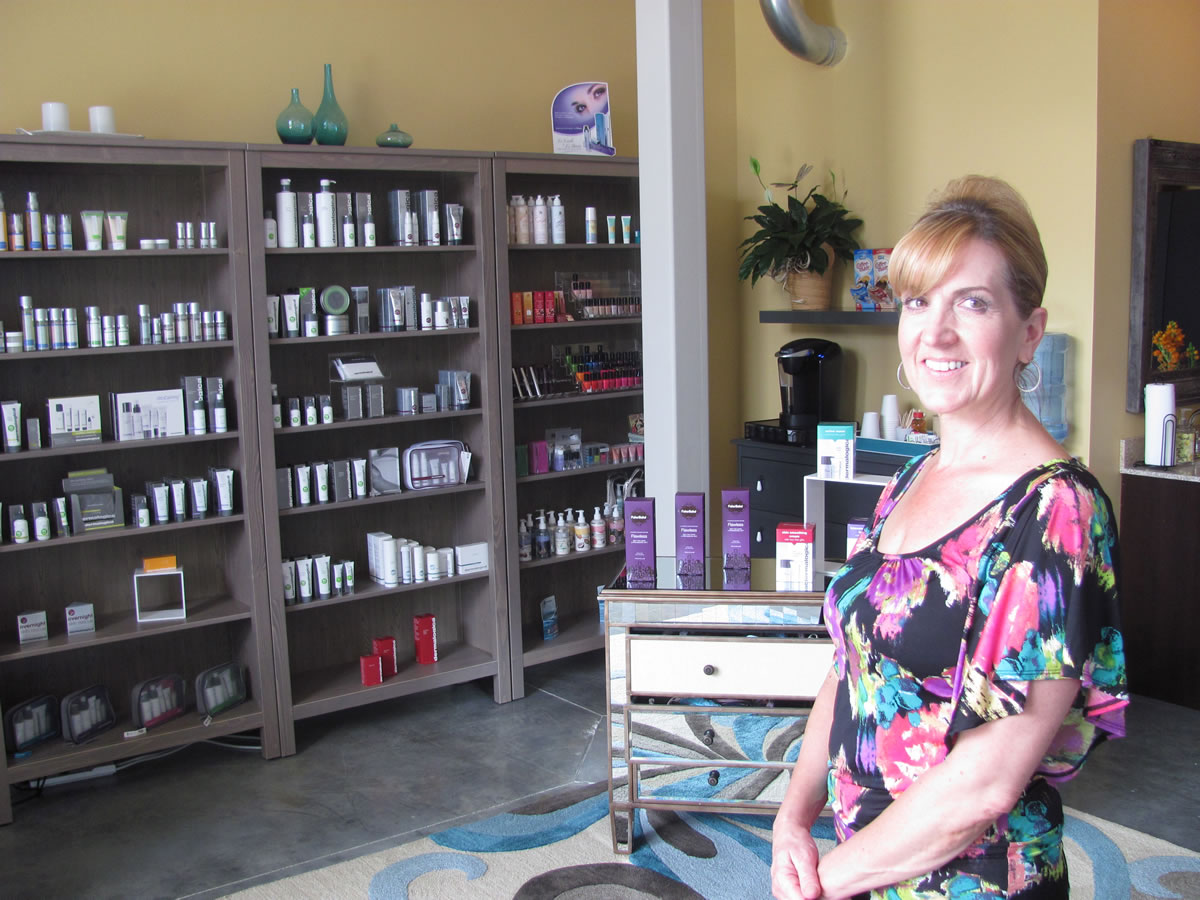 Deborah Kirkendall, a manicurist and esthetician, offers a variety of nail and waxing services and facial treatments at Glo Beauty Lounge. &quot;It's about making your downtime, your downtime,&quot; she said.