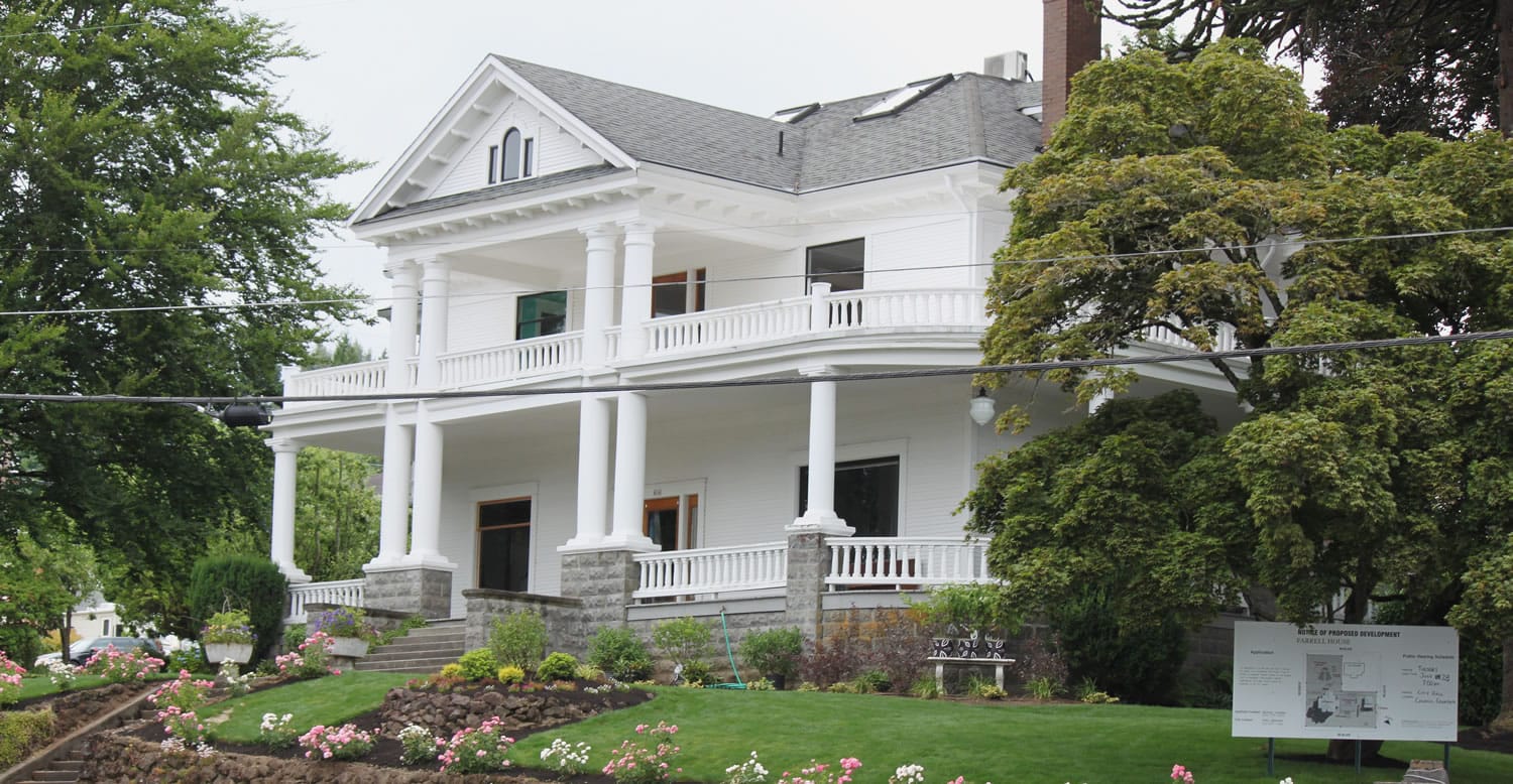 The Farrell House, located at 416 N.E. Ione St., has undergone extensive interior and exterior renovations since being purchased by Heidi Curley.