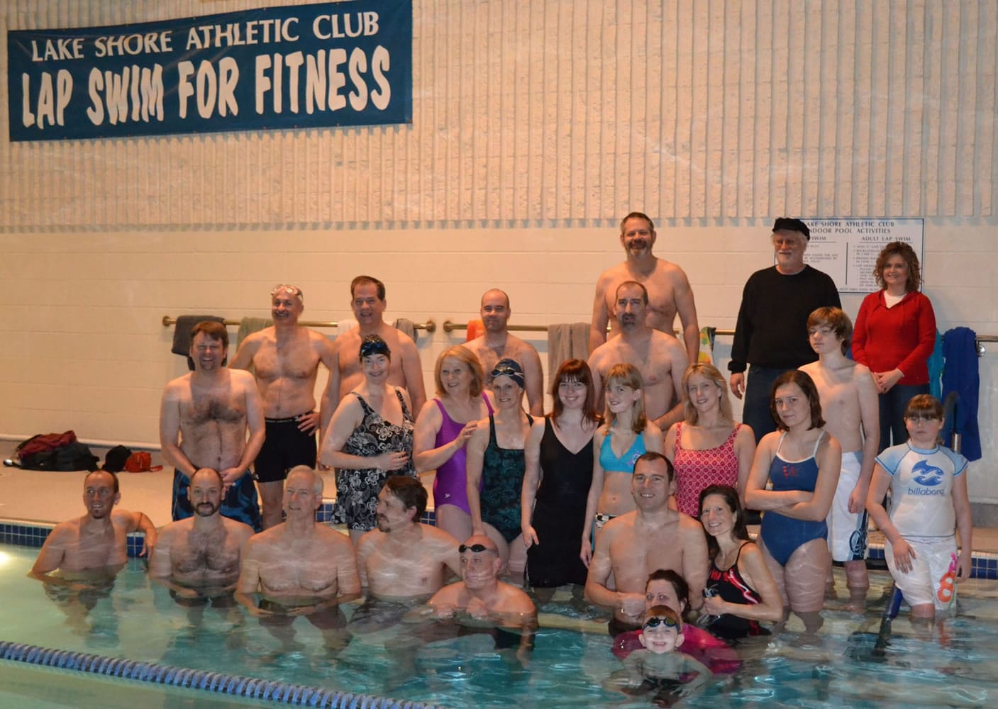 Lake Shore: Local Rotarians swam in the Rotary Global Swimarathon and helped shatter a Guiness World Record on Feb.