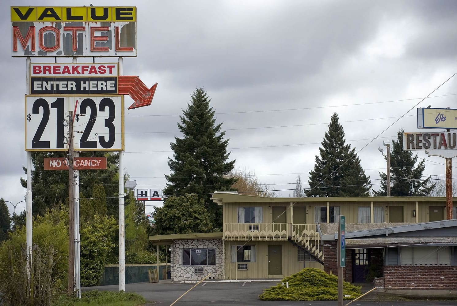 The Value Motel in Hazel Dell.