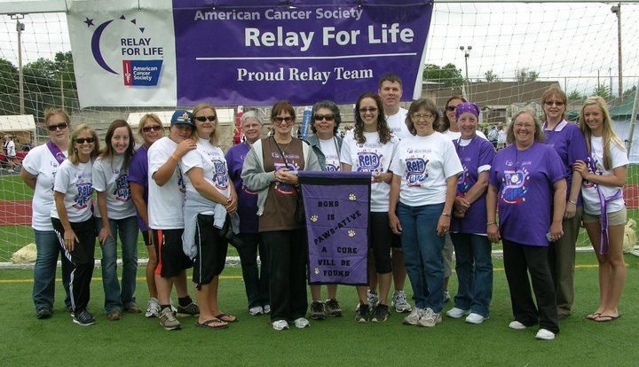 Battle Ground High School's Relay for Life team &quot;Paws-Ative&quot; raised money for The American Cancer Society at its &quot;Flipping Cakes for the Cure&quot; pancake feed.