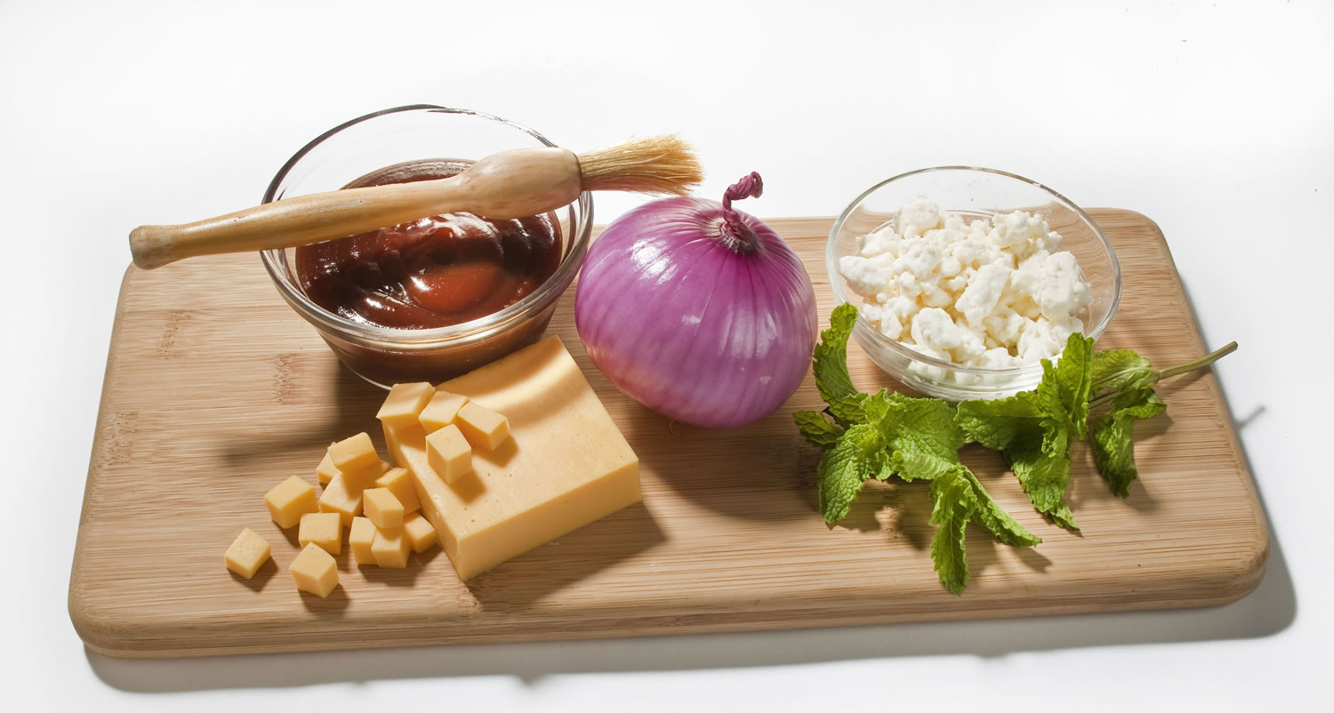 Ingredients such as cheeses, sauce and onions can fill your burger will extra taste.