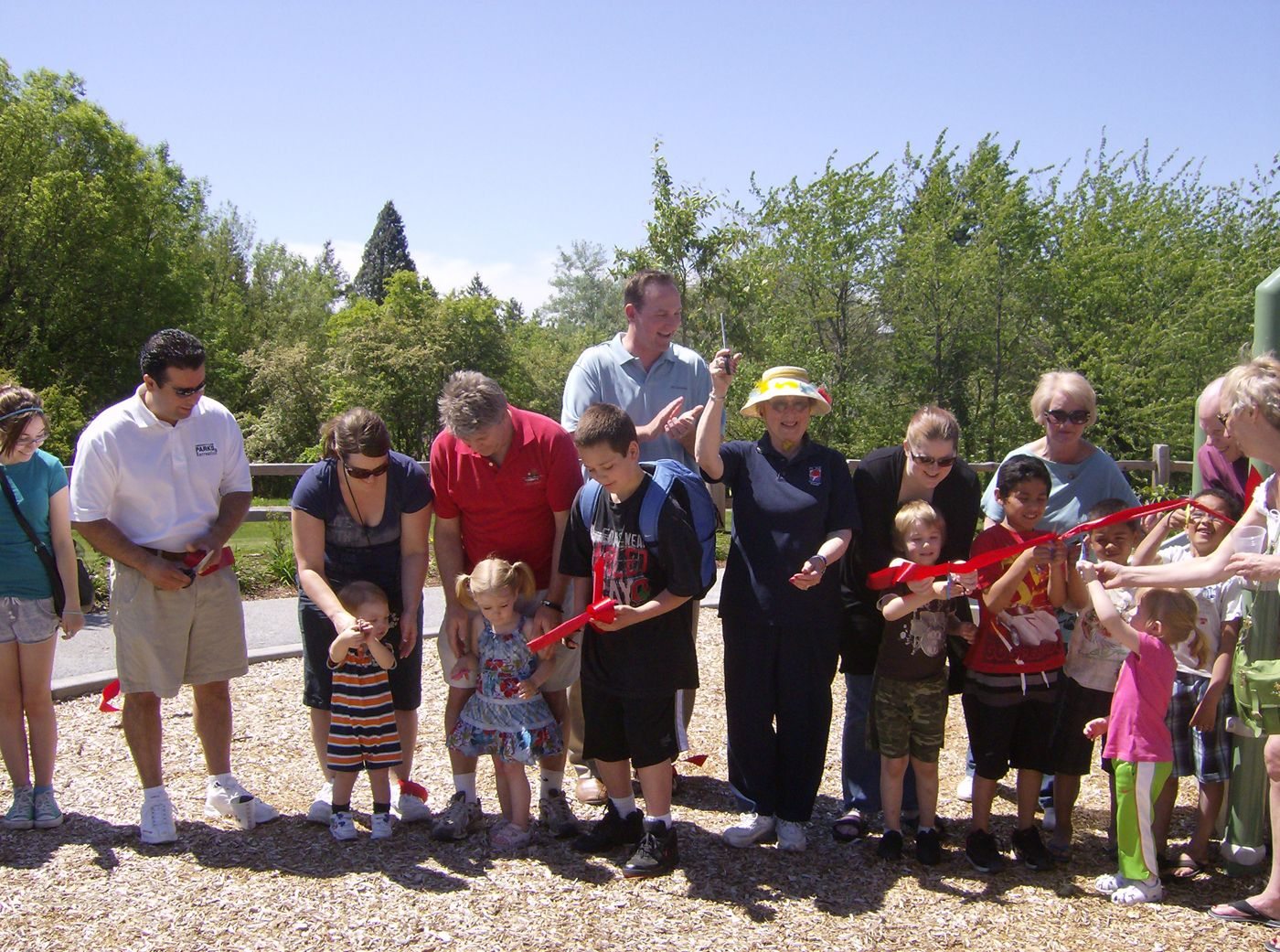 Kids of all ages enjoyed great weather at the opening of Bosco Farm Neighborhood Park on June 4.