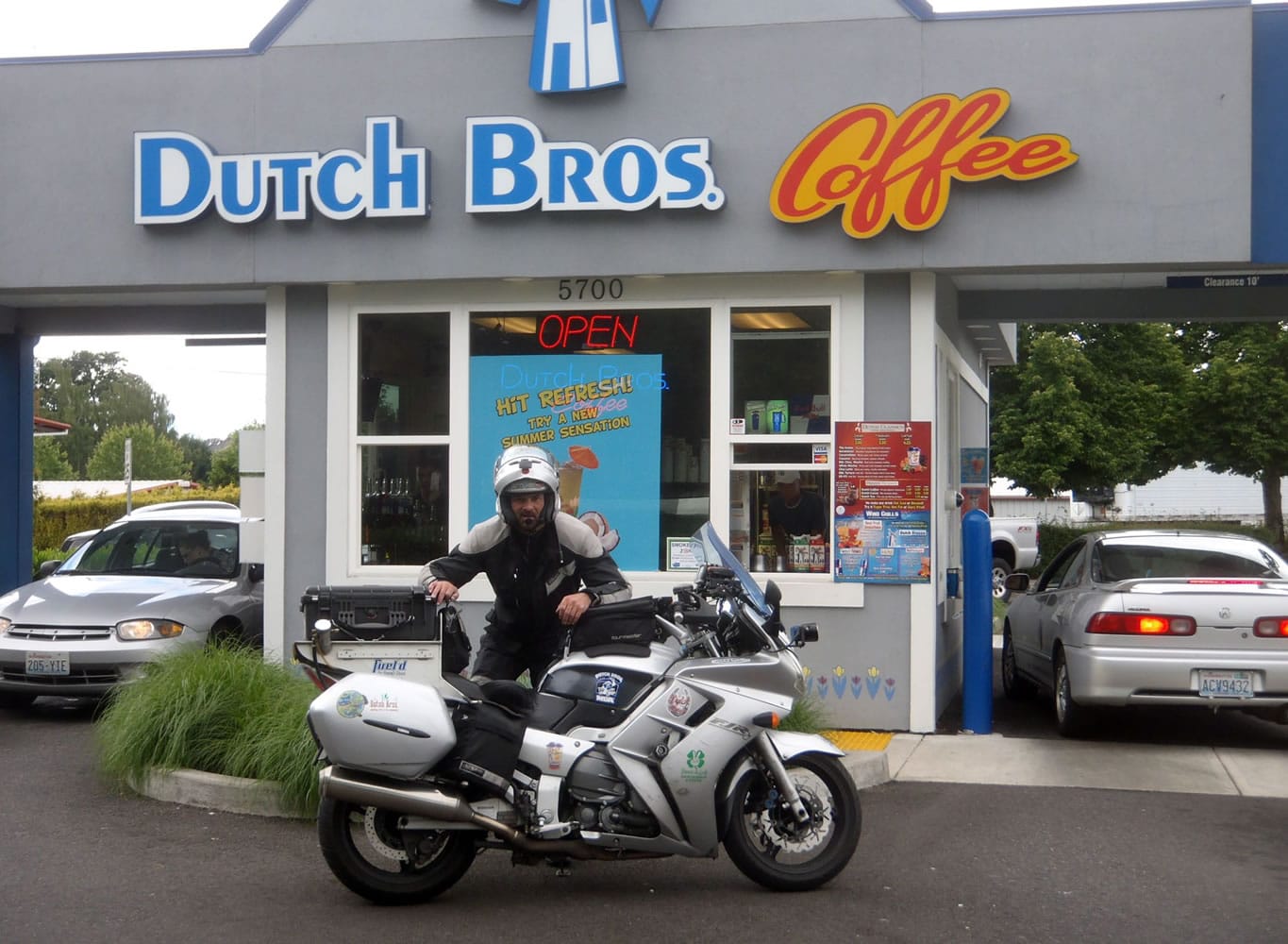 Bagley Downs: Paul Peloquin stopped at the Vancouver Dutch Bros.