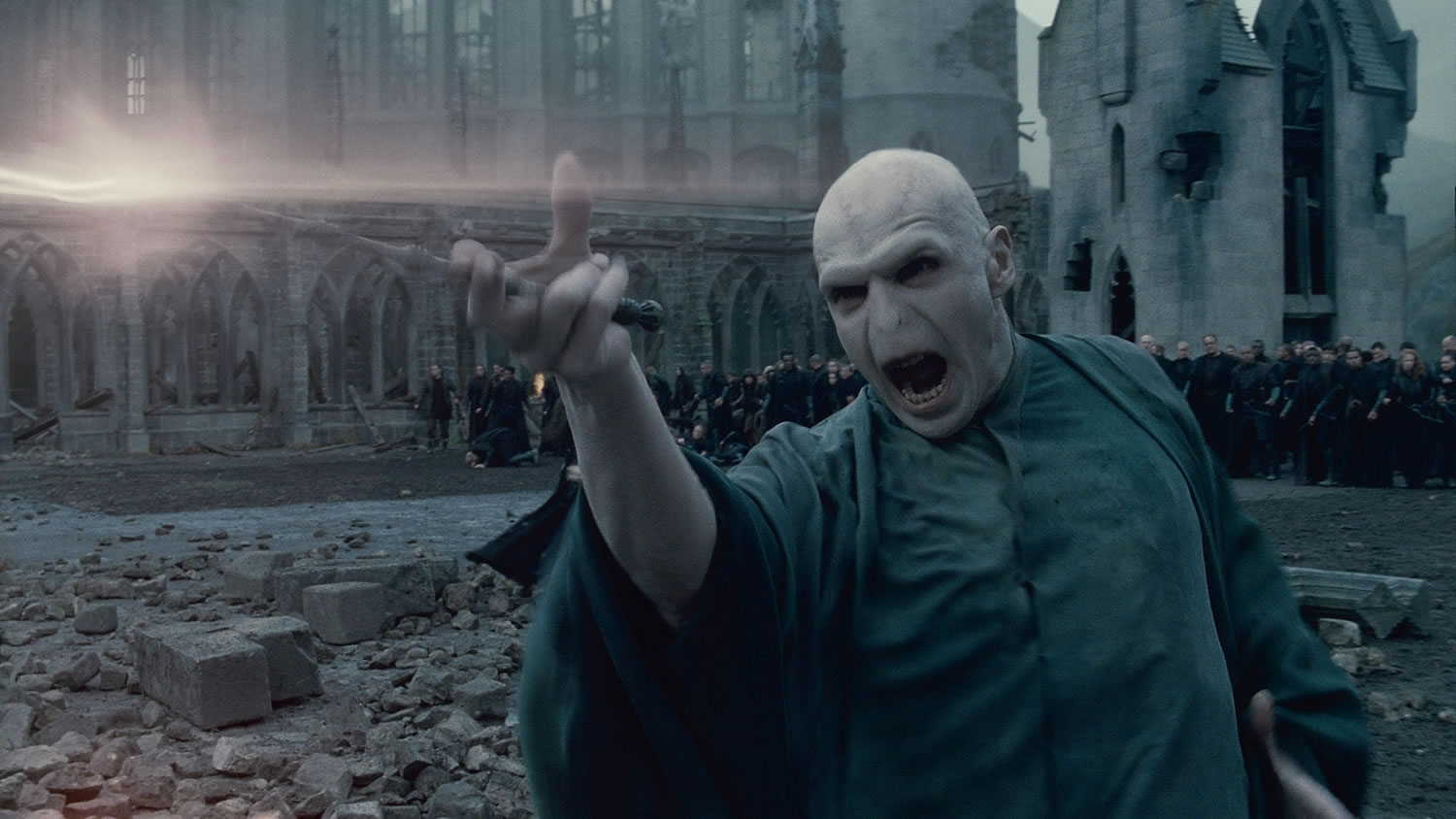 Ralph Fiennes plays Lord Voldemort in &quot;Harry Potter and the Deathly Hallows: Part 2.&quot;