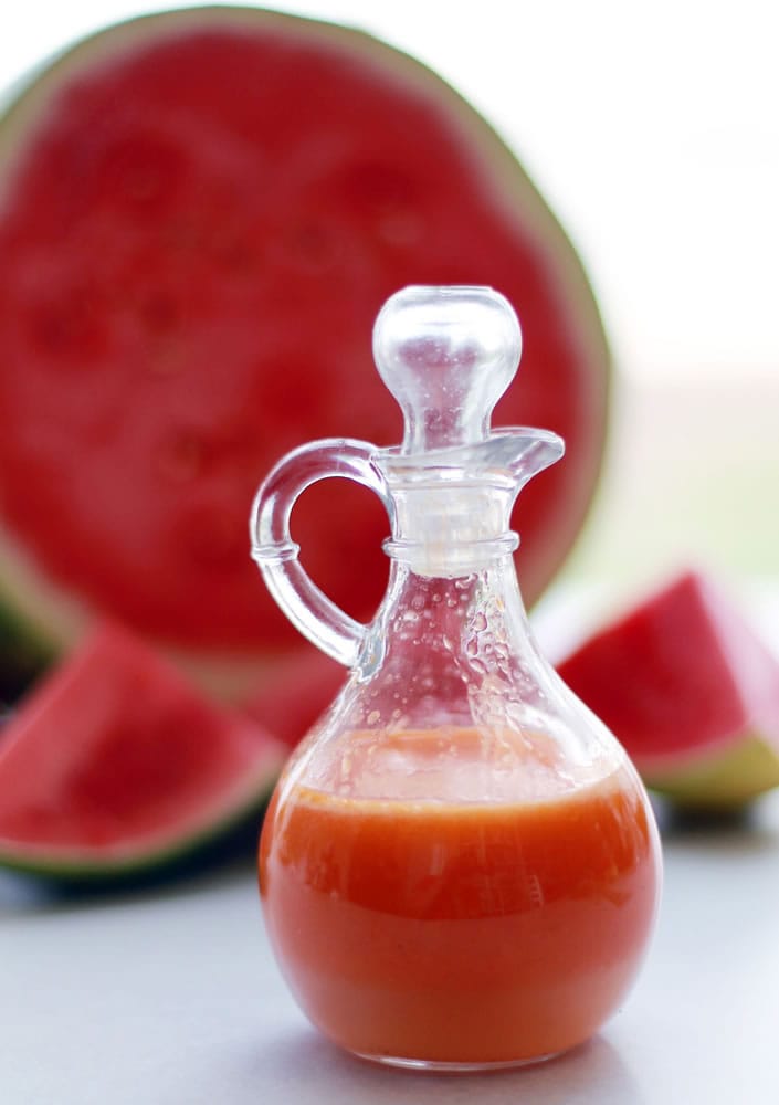 Sweeten up a salad with a watermelon salad dressing.