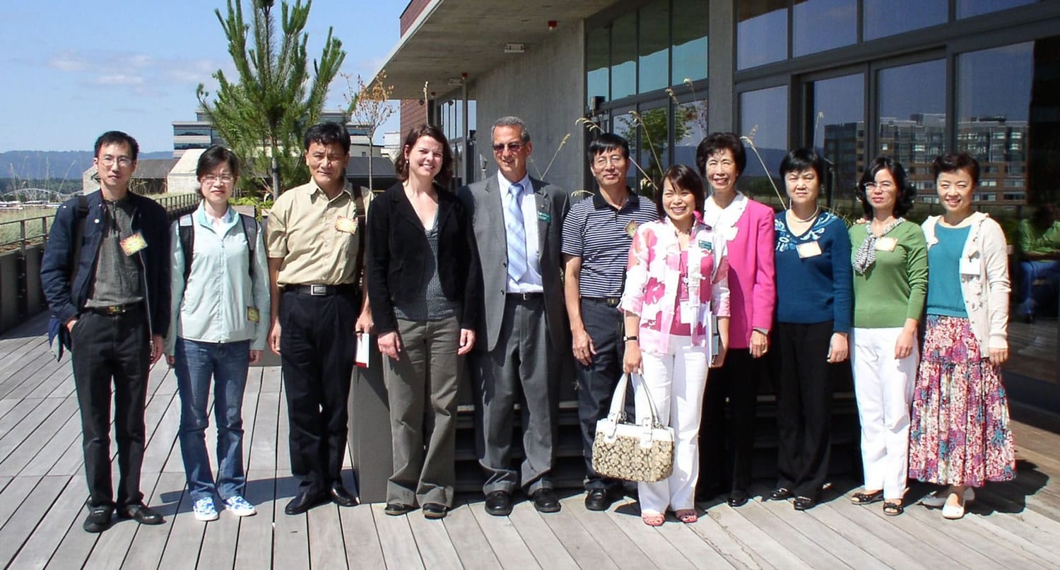 The new Vancouver Community Library got a visit from a group of library directors from China.