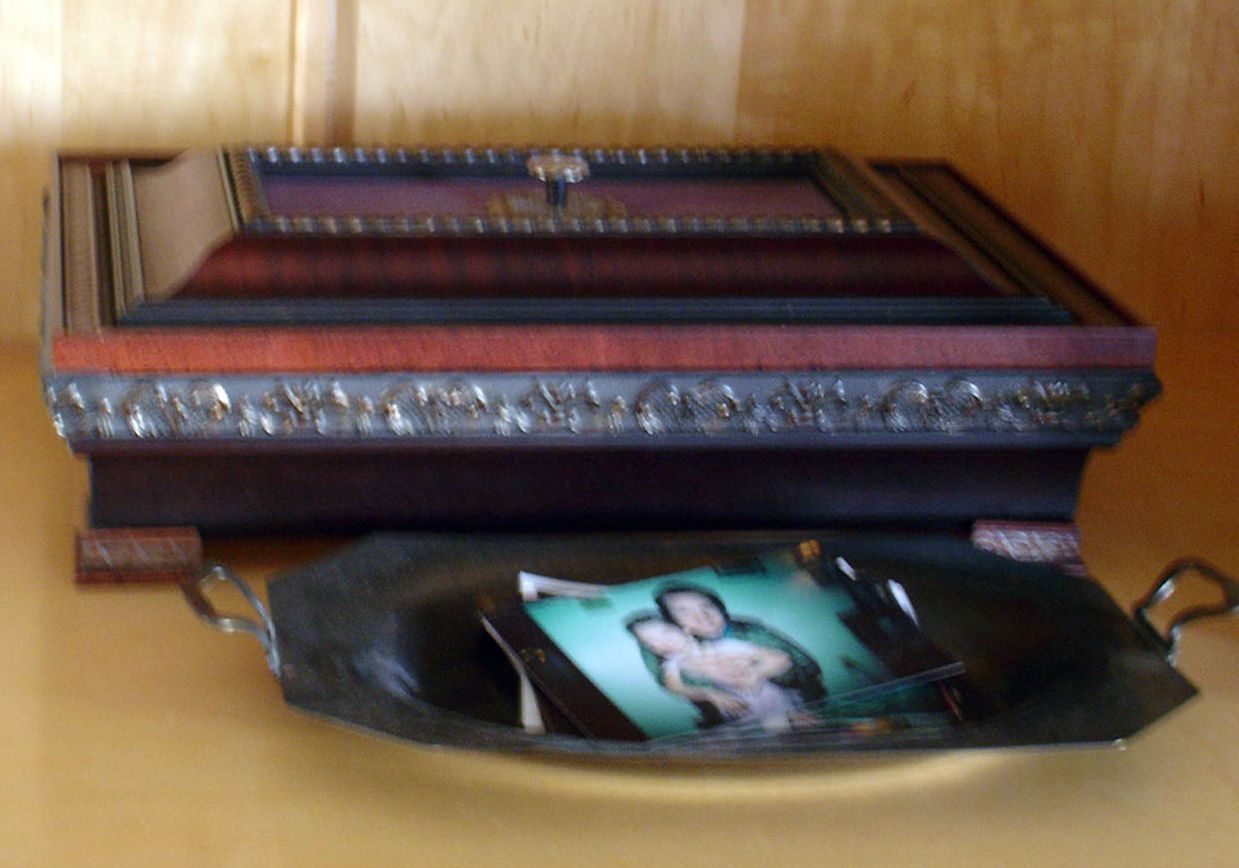 This keepsake box was found in Portland after being stolen from Steve and Leslie Raineys' Vancouver home Aug.