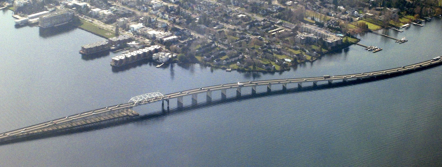 The SR 520 bridge across Lake Washington in Seattle introduced the first variable bridge tolls in June.