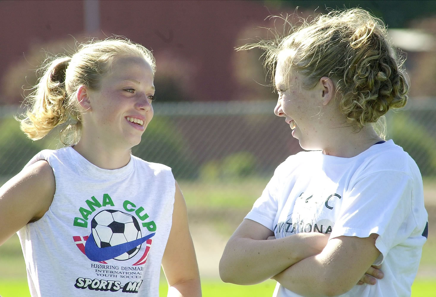 On Sept. 12, 2001, The Columbian ran a feature on Camas' soccer playing sisters Lisa (left) and Shannon Hogan. It was an uplifting change of pace from the disheartening news of the Sept.