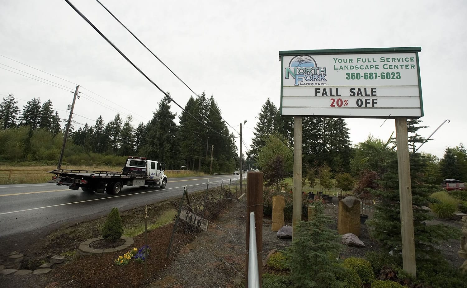 Businesses along Highway 502 near Dollars Corner are negotiating with the Washington State Department of Transportation about a highway widening project.