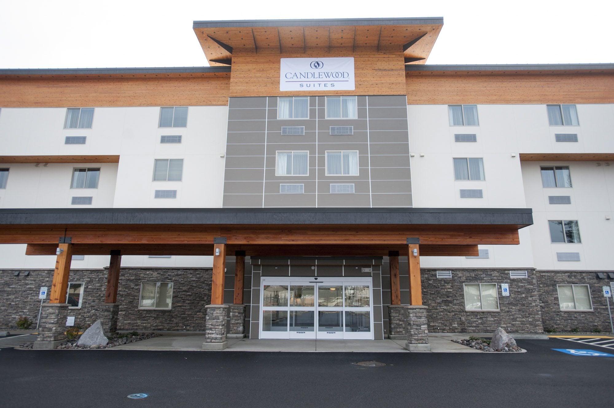 A new hotel, Candlewood suites is seen in East Vancouver Friday January 15, 2016.