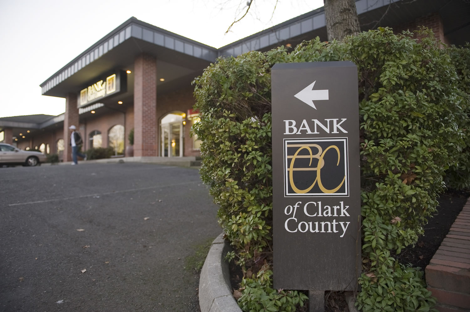 The Bank of Clark County was closed Jan.