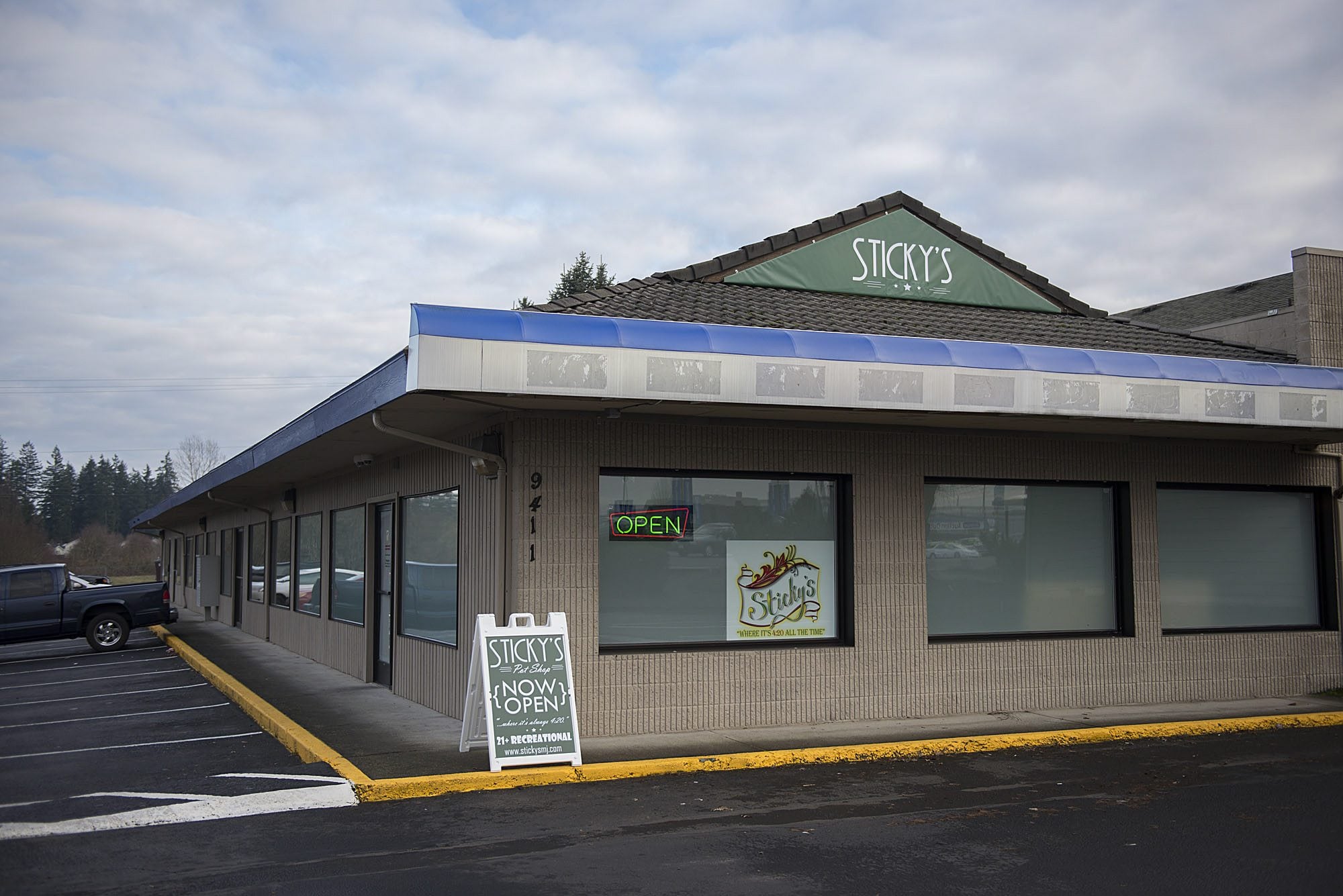 Sticky&#039;s Pot Shop opened along Highway 99 in Hazel Dell late last month, defying Clark County code that prohibits recreational marijuana shops in unincorporated areas. Clark County code enforcement officials say they&#039;ll be issuing a warning to the store in the coming days.