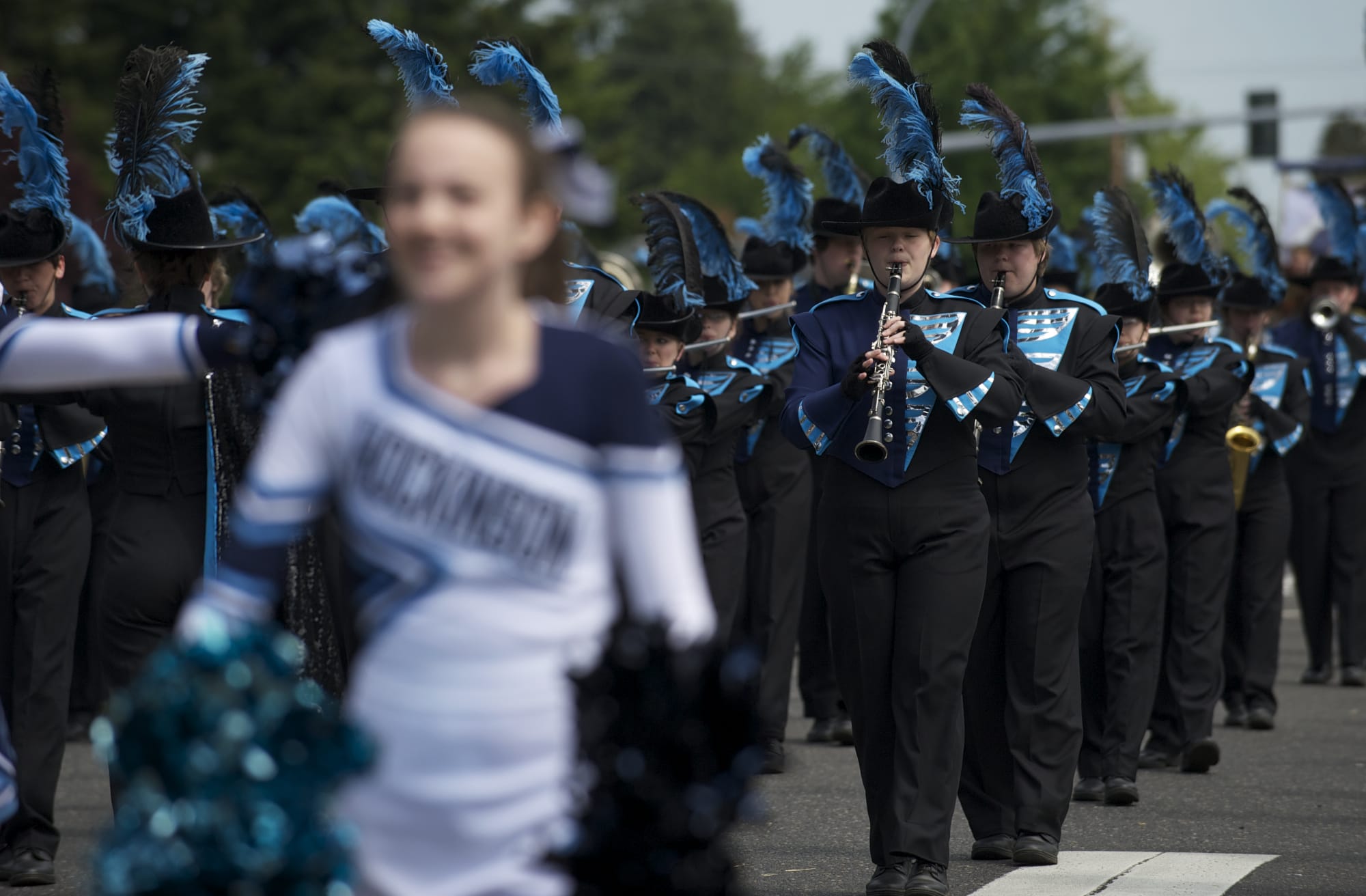 Hockinson High School's was among 26 high school and middle school bands in the parade of bands.