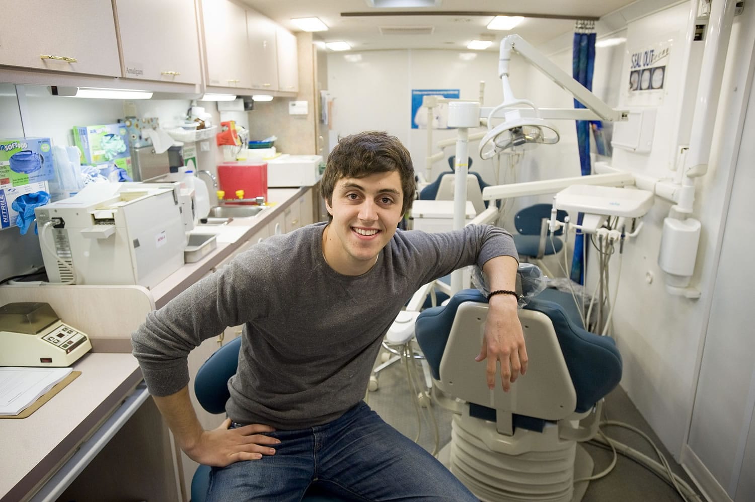 Stephen Hendricks, an Americorp volunteer Stephen Hendricks with the Free Clinic of Southwest Washington, has organized an event where dozens of local dentists will open the doors to their private practices and treat uninsured adult patients free of charge.