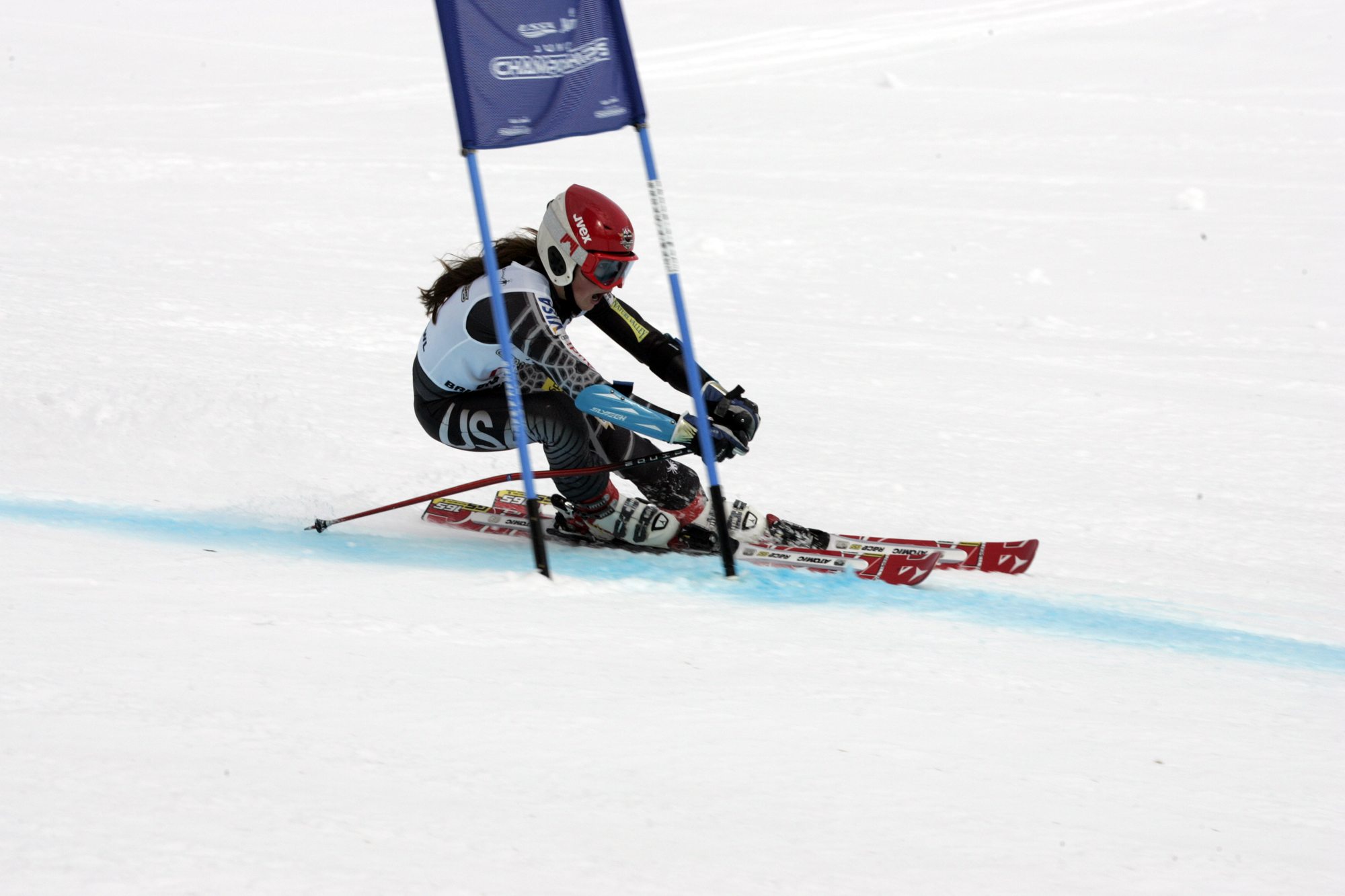 Photo courtesy of Rich Lodmell
Vancouver's Ashley Lodmell, 13, placed eighth in the Giant Slalom at the Western Region Junior Skiing Championships.