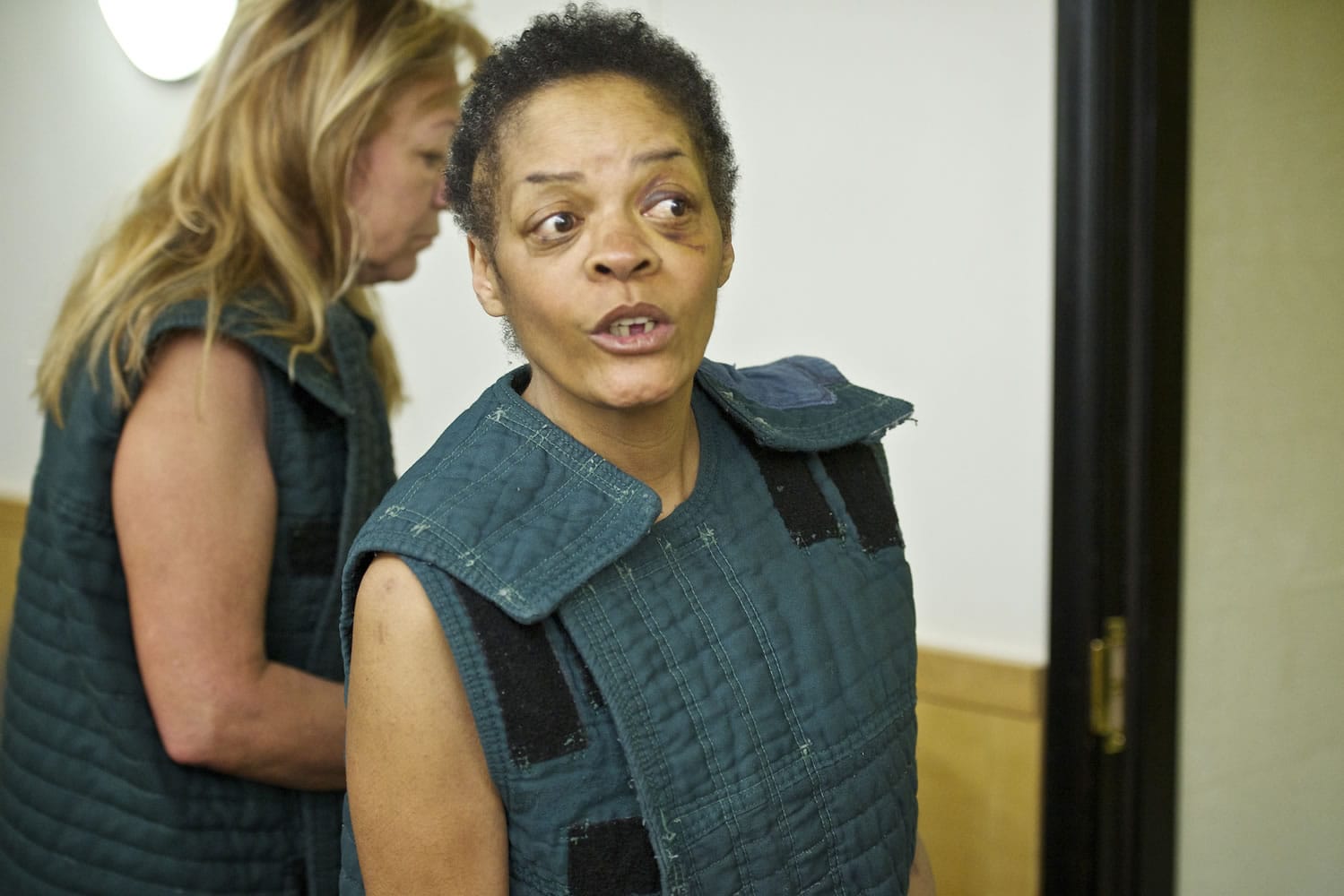 Donna Rae Williams, 51, makes a first appearance in court May 31 on a first-degree murder charge.