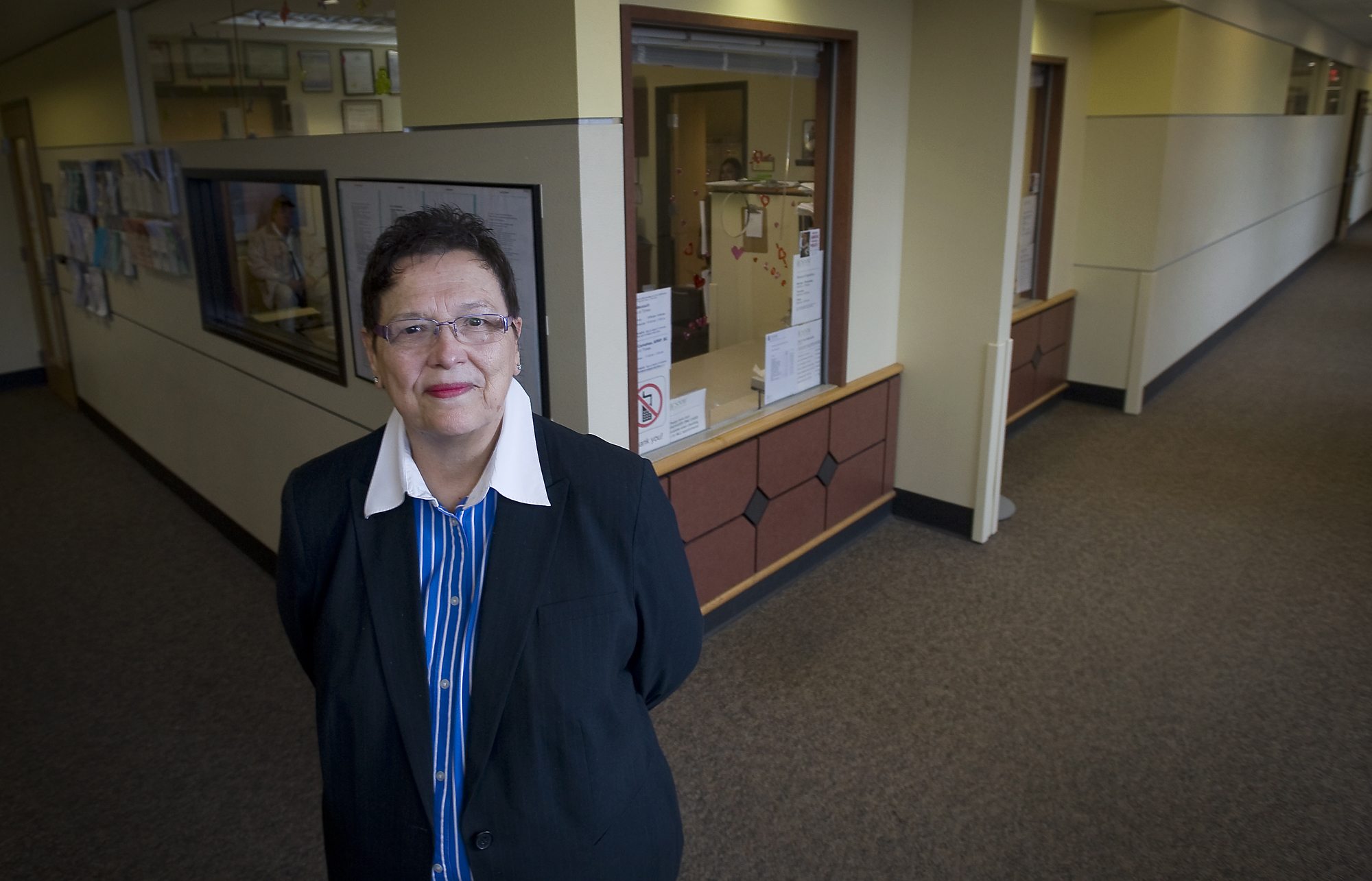 Sharon Krupski, executive director of Community Services Northwest, has long tried to convince the county to lower rent at the Center for Community Health.