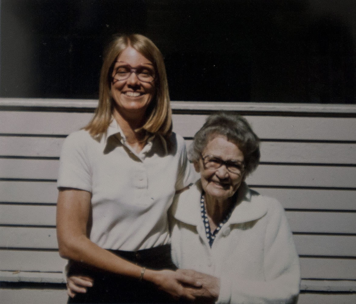 Kay Piper in a 1979 family photograph with her grandmother, about three years before Anna Lundi died at age 89.
