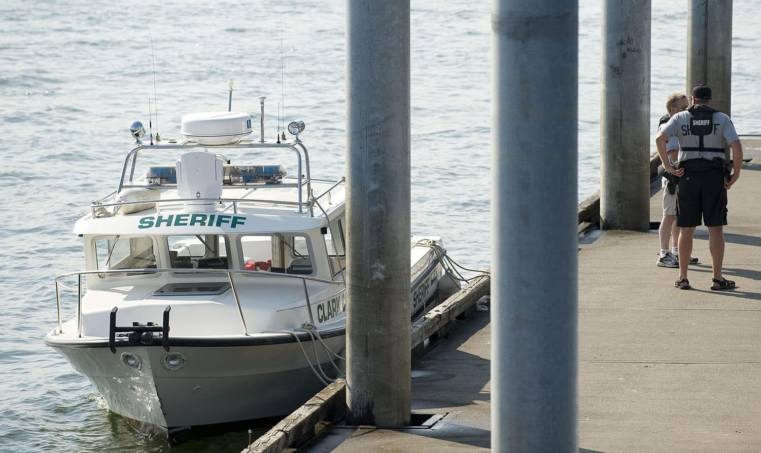 The 24-foot Sea Sport is one of several in the marine patrol fleet.