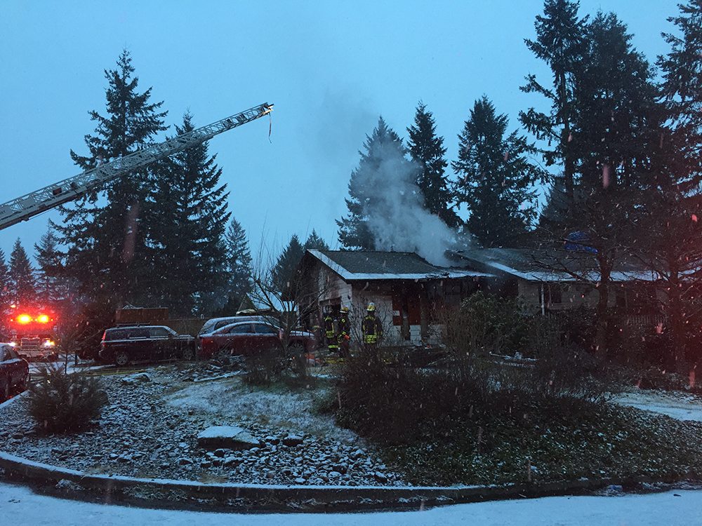A Jan. 3 fire at this home in east Vancouver critically injured a woman and displaced a family living there. Friends and neighbors have organized an online fundraising campaign to help with the family&#039;s expenses.
