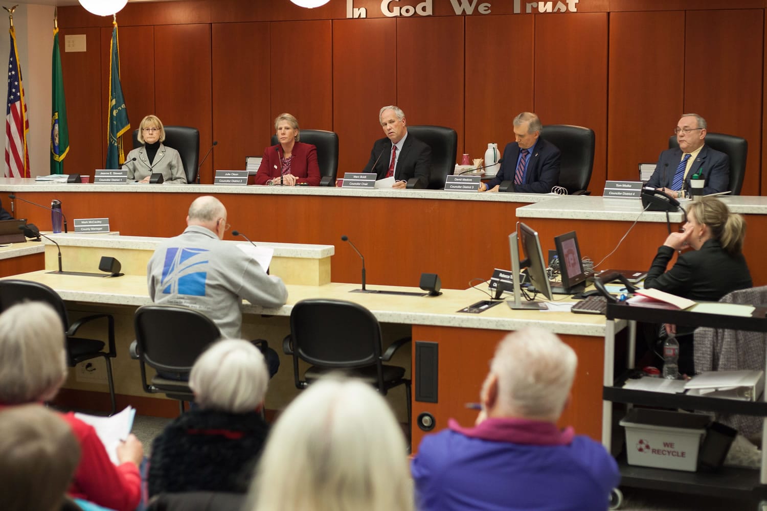 The newly expanded Clark County council held its first meeting earlier this month.