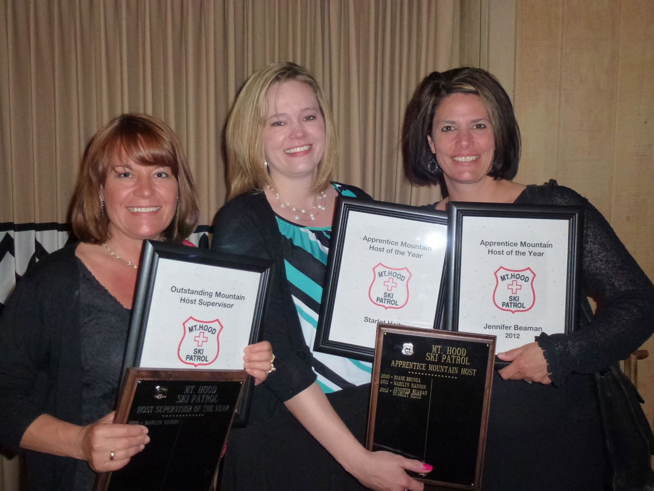 Salmon Creek: Vancouver teachers Marilyn Hanson, from left, Starlet Heitz and Jennifer Beaman were volunteers recognized by the Mount Hood Ski Patrol on May 19.