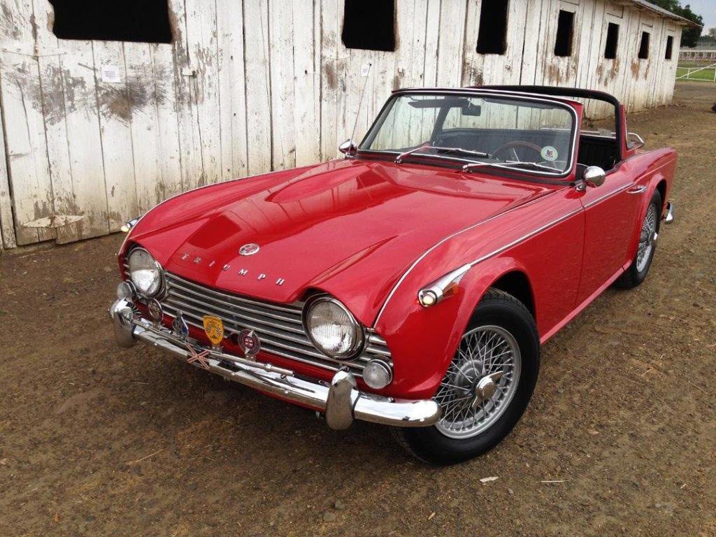 Hemmings Sports &amp; Exotic Car magazine features Paul Mitchell&#039;s 1965 Triumph TR4A in its February issue.