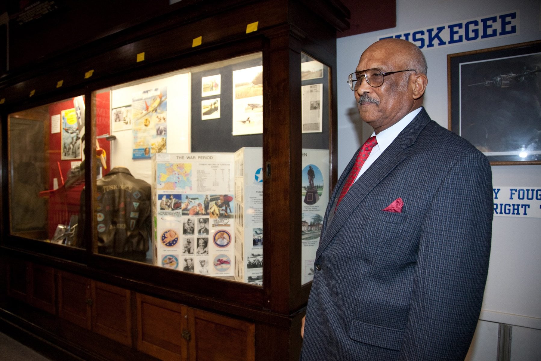 Hudson's Bay: Norris Hibler sponsored the new Tuskegee Airmen case that was unveiled at Pearson Air Museum.