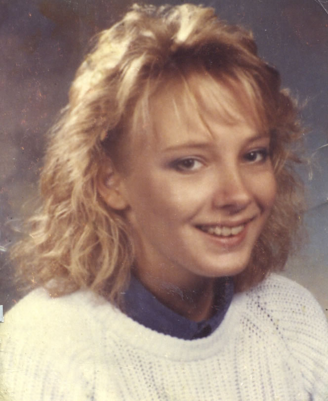 Kimberley Kersey left school on foot in March 1987.