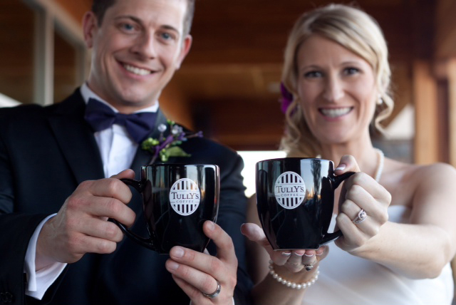 Fisheris Landing: Michael Cook and Tiffany Heppener tied the knot at Tullyis Coffee on April 21.
