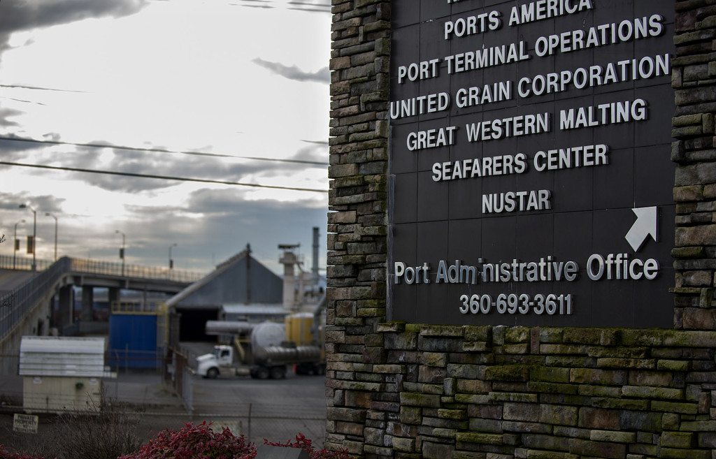 NuStar Energy, which is currently looking to handle crude oil and/or ethanol at its terminal, is located on Harborside Drive at the Port of Vancouver.
