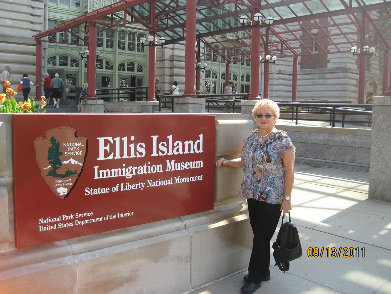 Revisiting Ellis Island in September 2011.