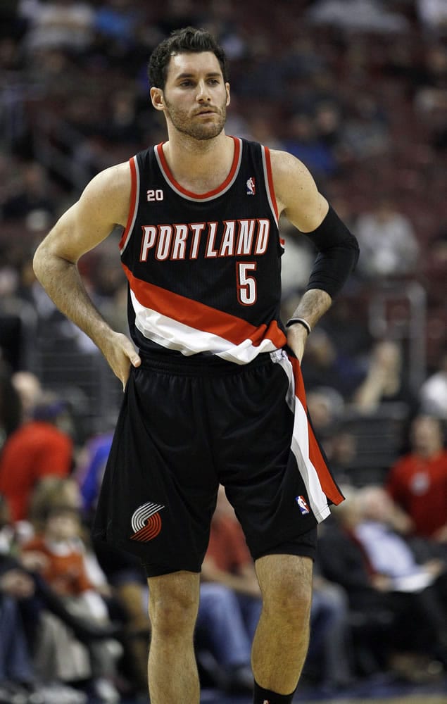 Portland Trail Blazers' Rudy Fernandez (5) was traded to the Dallas Mavericks on Thursday for both of Dallas' draft picks, 26th and 57th overall.