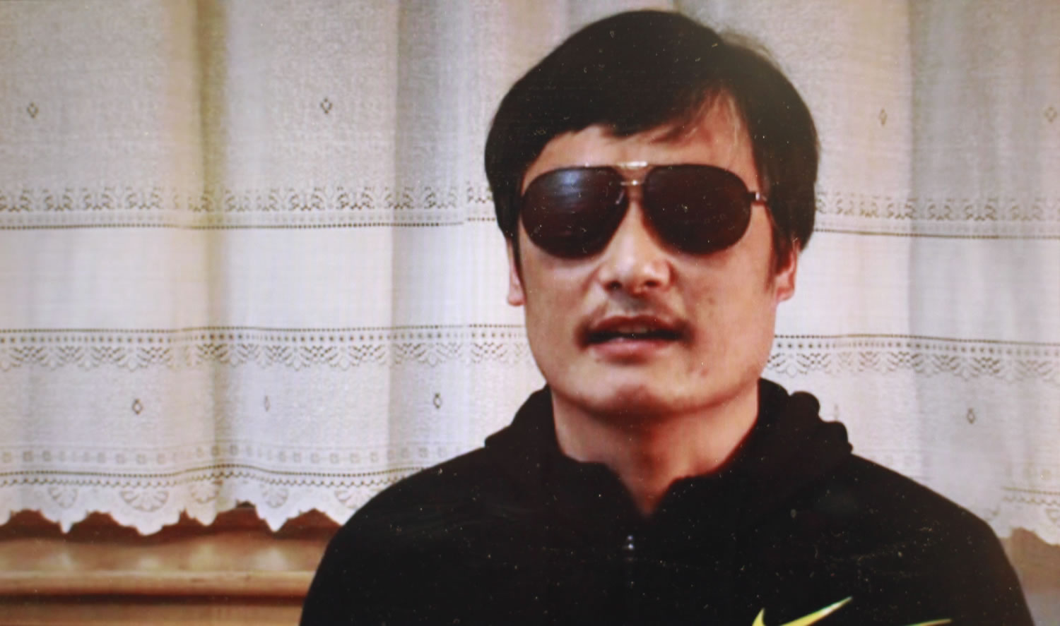 In this image made from video, blind legal activist Chen Guangcheng is seen on a video posted to YouTube Friday, April 27, 2012 by overseas Chinese news site Boxun.com.  &quot;I am now free. But my worries have not ended yet,&quot; Chen said in the video that was recorded this week and that activists sent Friday to Boxun.com.