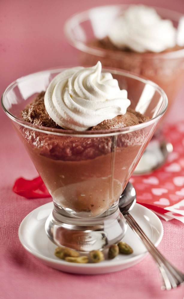 Eggless Chocolate Mousse is adapted from &quot;The French Women Don't Get Fat Cookbook&quot; by Mireille Guillano.