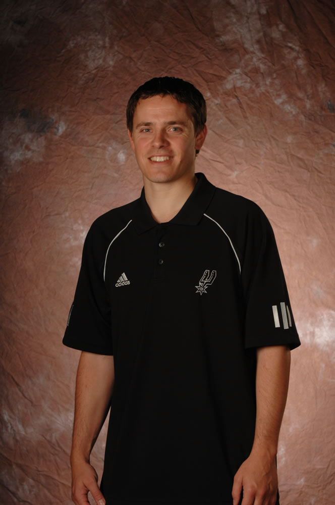 Chad Forcier, 39, is an assistant coach with the Spurs.