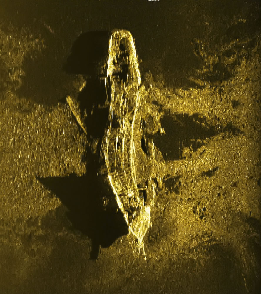 A shipwreck is seen on the ocean floor off the coast of Australia. The undersea search for the Malaysian airliner that vanished almost two years ago has found a second 19th century shipwreck deep in the Indian Ocean off the west Australian coast, officials said Wednesday.